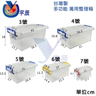 【宇辰】《現貨》 小尺寸 附蓋 萬用箱 收納箱 整理箱 收納盒 玩具收納 多功能收納 醃漬盒 創贏塑膠 MIT