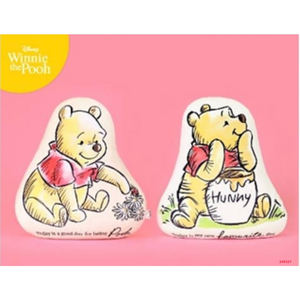 正版小熊維尼百畝森林款抱枕 小熊維尼人型枕 小熊維尼百畝森林人型抱枕 正版小熊維尼靠枕 全新小熊維尼抱枕