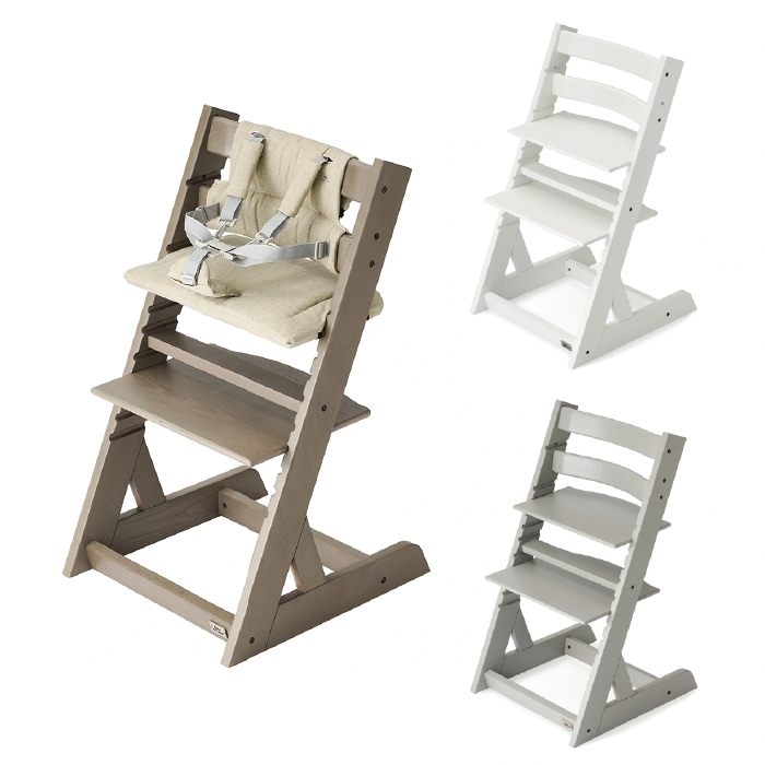Bebe de Luxe Multi Stage兒童用高腳椅|高腳餐椅(含座墊布套、五點式安全帶)(3色可選)【麗兒采家