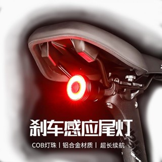 🥇隔日到貨🥇 自行車尾燈 腳踏車尾燈USB充電燈警示燈 戶外騎車燈自行車感應剎車燈 煞車燈新款電子產品燈具