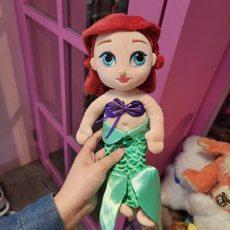 bunibear 迪士尼 小美人魚 美人魚公主 艾莉兒 娃娃 收藏 刺繡 人魚 公主系列 布偶 收藏