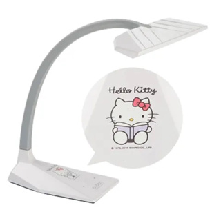 全新庫存品 anbao安寶Hello Kitty LED護眼檯燈 桌燈 閱讀燈 白色款