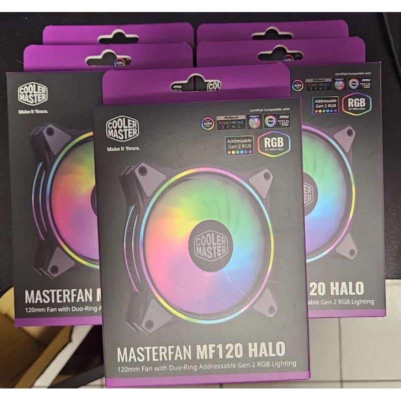 Cooler master 酷碼 MasterFan MF120 Halo 機殼風扇