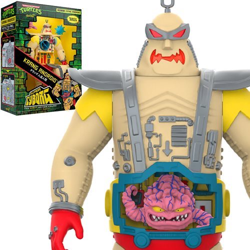 MR.CHIEN 澳洲公仔代購 忍者龜 Krang Android 身體全彩 超級機器人 可動人偶 super7 11吋