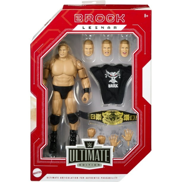 現貨 WWE Ultimate Edition 終極版 Brock Lesnar 布洛克 雷斯納 無情侵略 可動摔角人偶
