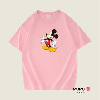 【MOMO】100%純棉 t恤 米奇 泡泡瑪特 卡通印花 原創T恤 水洗 個性t shirt 可愛短袖 棉踢 米老鼠短袖