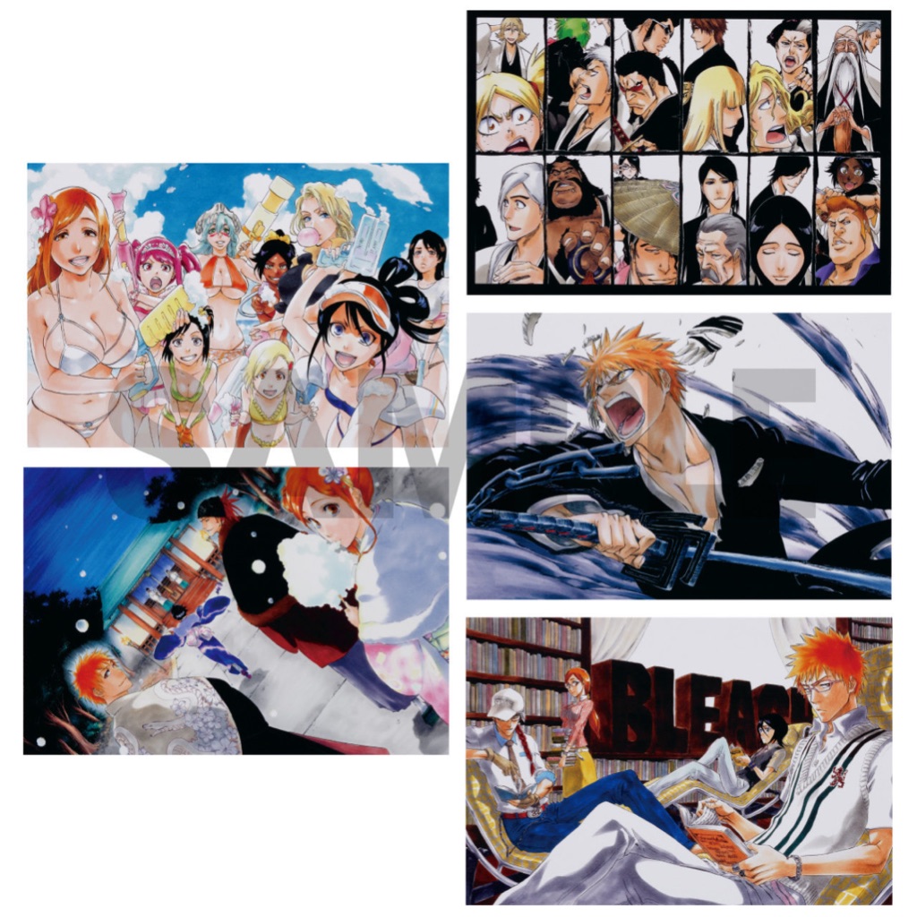 死神展 明信片組合 no.3 Bleach 死神 久保帶人 原畫商品 死神展