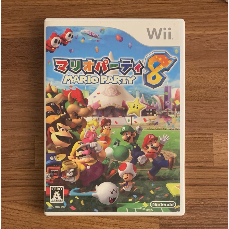 Wii 瑪利歐派對8 瑪利歐 派對遊戲 Mario Party 8 日文版 正版遊戲片 原版光碟 日版 任天堂