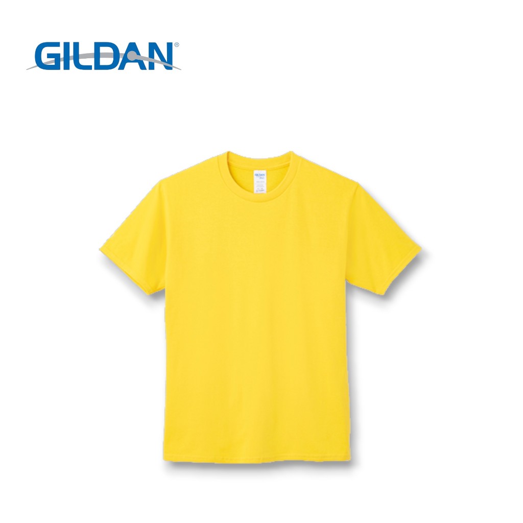 【衣服家】吉爾登GILDAN 76000系列 短袖 上衣 棉T 素T  T恤  寬鬆 圓領  亞規 柔棉 中性 黃色