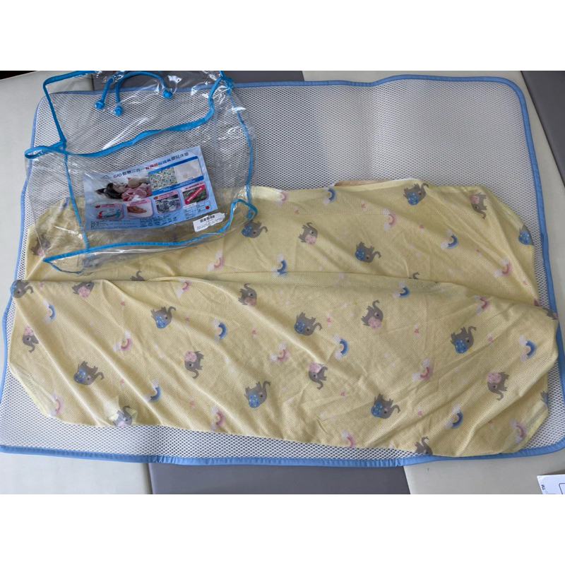 GIO Pillow 90×120cm 智慧二合一有機棉透氣嬰兒床墊 L號(透氣床墊 可水洗床墊)