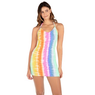 HURLEY｜女 RAINBOW OMBRE HALTER DRESS 洋裝