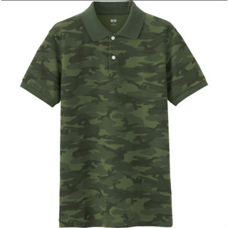 UNIQLO 男裝 【出清POLO衫專區】男生上衣 二手 迷彩 黑色 深藍 綠色 紅色 Dry-EX 網眼 圓點