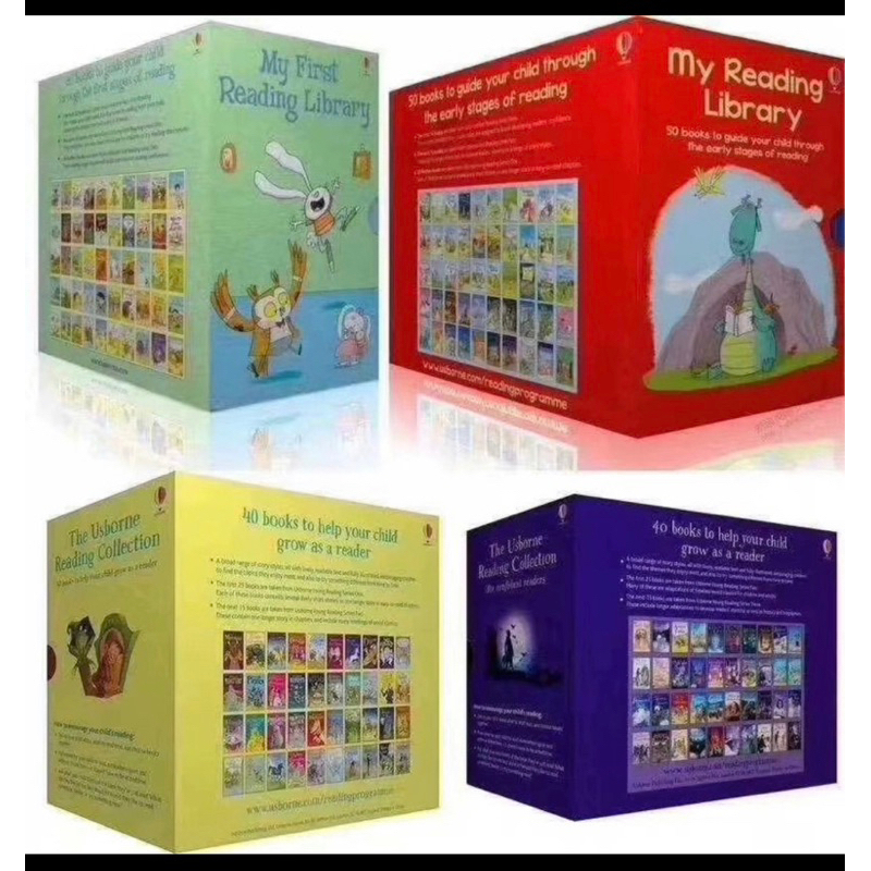 📚 Usborne My First Reading Library📚圖書館禮盒世界經典讀物，文字生動有趣，插圖精美幽默