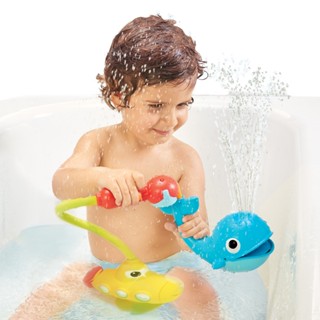 【以色列】Yookidoo噴水鯨魚蓮蓬頭套組 洗澡玩具 戲水玩具 嬰兒玩具 寶寶玩具 兒童玩具｜Doris.Ann