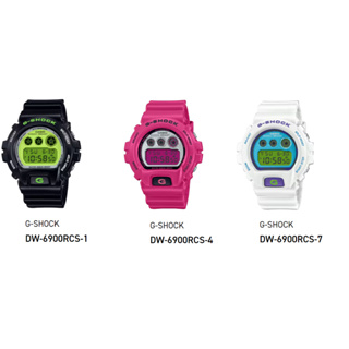 [幸福時刻]CASIO G-SHOCK流行色彩造型全能運動腕錶DW-6900RCS-1 DW-6900RCS-4