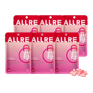 【ALLRE 歐瑞生醫】速效蔓越莓私密益生菌膠囊 (30粒/袋) 6袋組