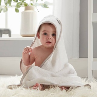 Shnuggle 嬰兒浴巾 連帽圍裙 披肩式 福利品特賣 寶寶浴巾 百分百純棉 歐洲製造 BabyGarden總代理