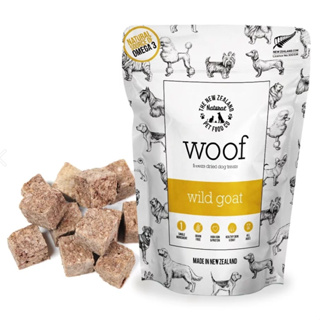 【短效】Natural鮮開凍 woof 冷凍乾燥零食(犬用/貓用) 野生山羊肉50g 綠純貽貝40g 香酥小翅雞50g