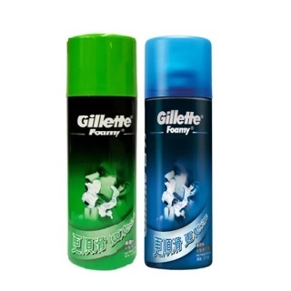 【Gillette吉列】刮鬍泡210g - ( 薄荷味 / 檸檬味 ) 效期2026.10 【樂美小舖】