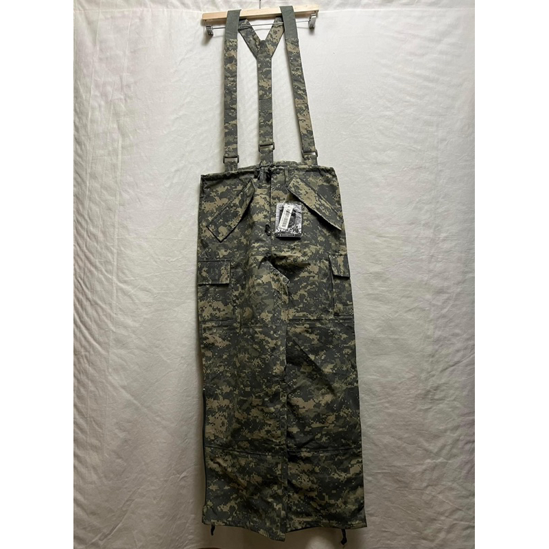 43-17🇺🇸美軍公發US ARMY ACU 數位迷彩Gore-tex 吊帶長褲 黃金小尺寸： S-R (27-31)