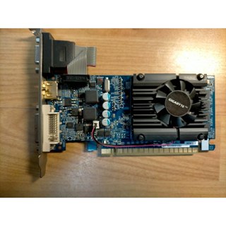 E. PCI-E顯示卡-技嘉GV-N210D3-1GI /64BIT/DDR3多螢幕 HDMI 2560x 直購價100
