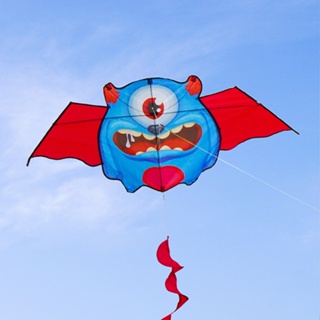 (現貨開發票)飛天獨眼怪獸造型彩色風箏(148*210)(無法超商取貨)【888便利購】
