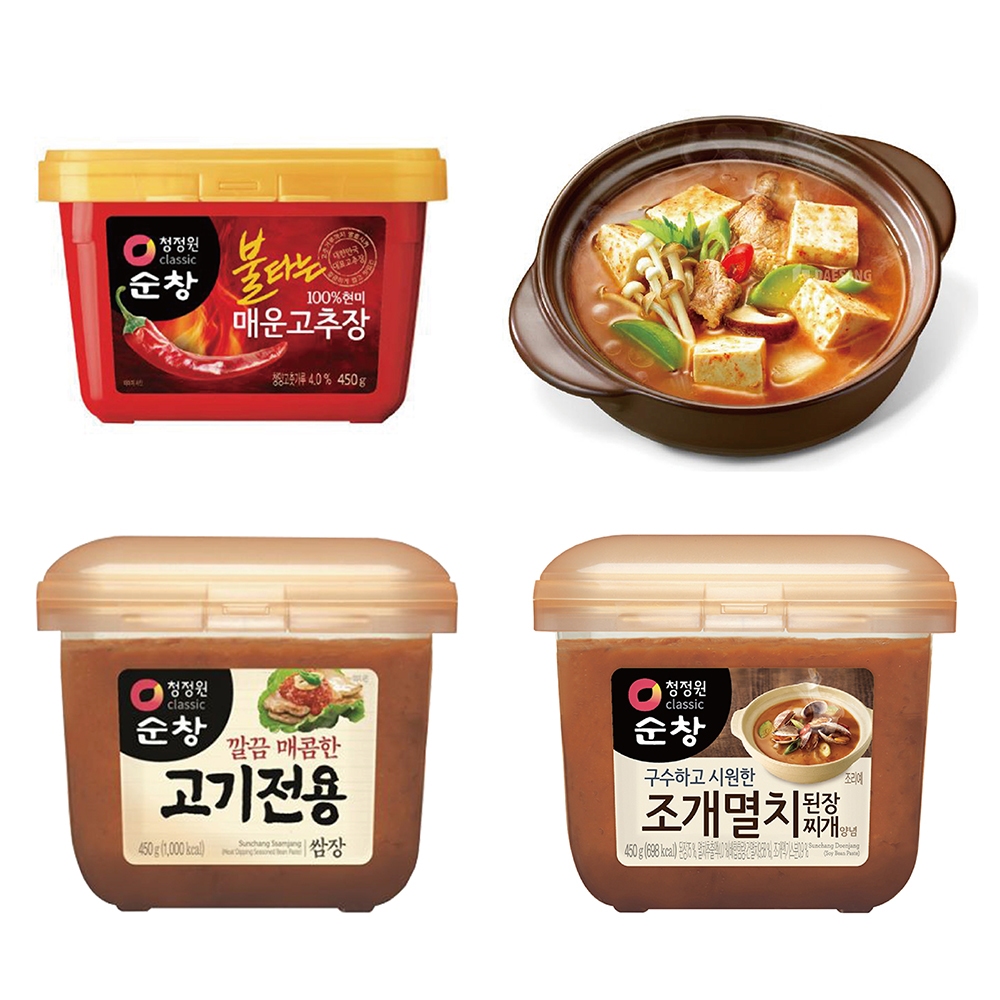 清淨園-韓國大醬(烤肉店大醬/海鮮大醬/生菜包肉用醬/地獄辣椒醬)