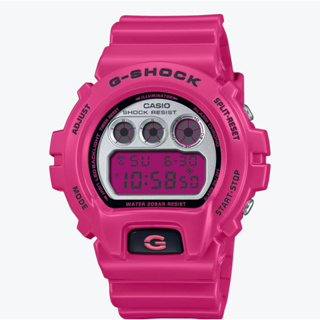 CASIO 卡西歐G-SHOCK 經典系列 運動電子錶 粉 DW-6900RCS-4 /50mm