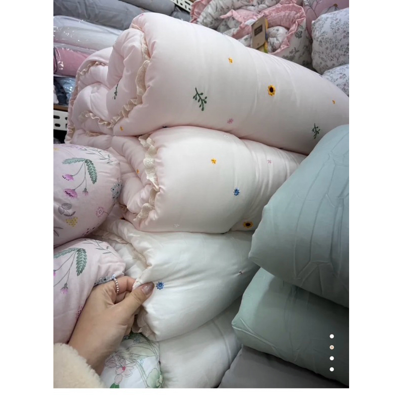 現貨枕頭套白色4個 韓國🇰🇷棉被莫代爾天絲棉花園