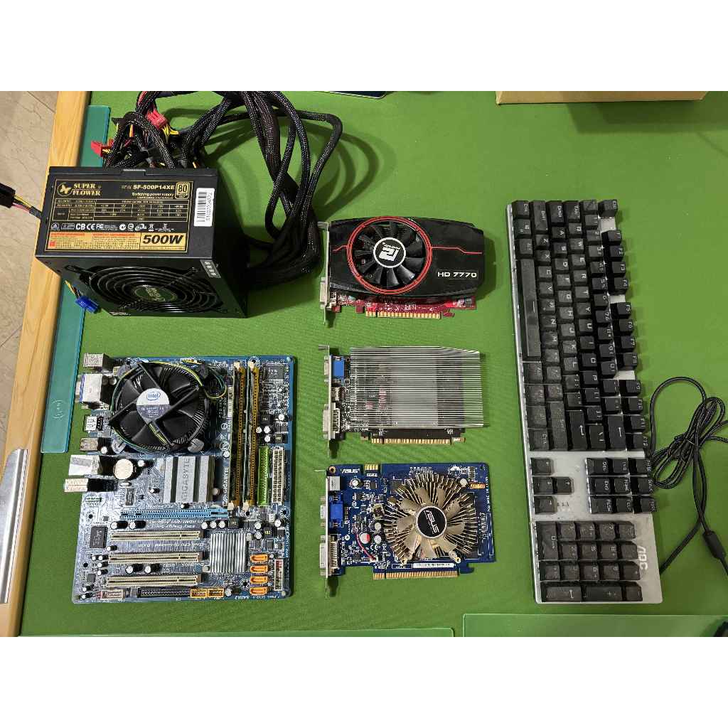 GA-G41M-ES2H + E5300 + DDR2 2G*2 + GT430 + 8600GT