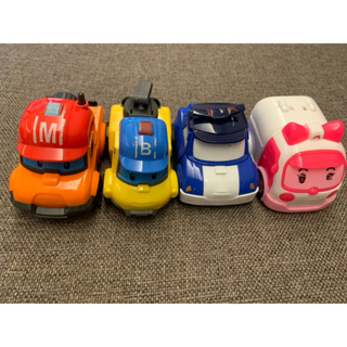 二手 玩具 波利 波力 安寶 變形機器人 非正版 四隻一起賣 poli 警察車 救護車
