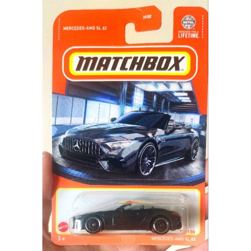 火柴盒 MATCHBOX 賓士 MERCEDES Benz AMG SL63 槍色