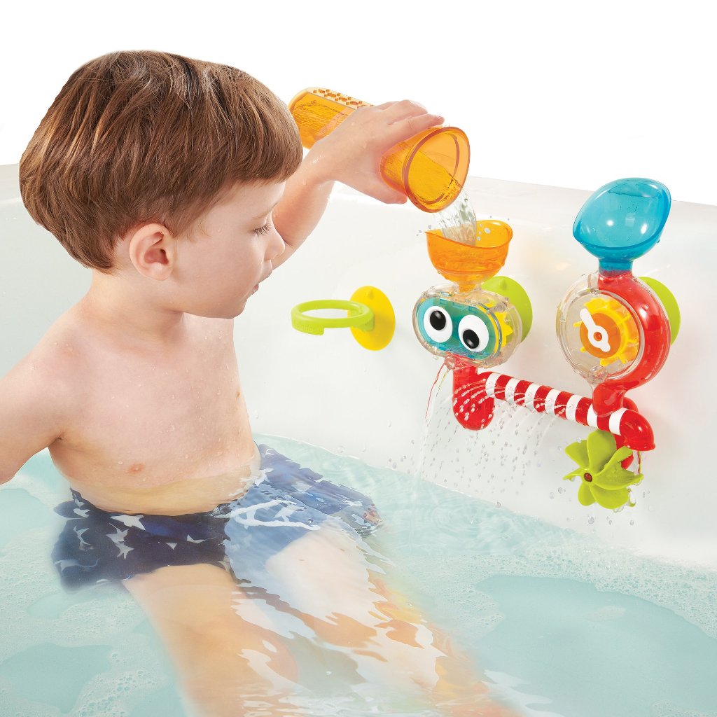 【以色列】Yookidoo大眼瀑布透視組 洗澡玩具 戲水玩具 嬰兒玩具 寶寶玩具 兒童玩具｜Doris.Ann