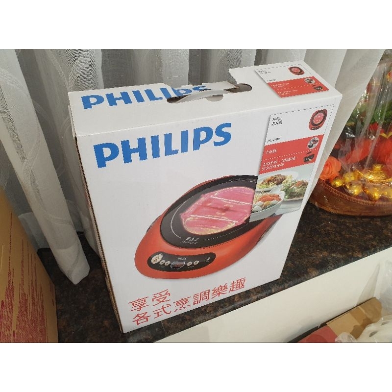 飛利浦 Philips 黑晶爐 紅 HD4989 全新未使用 免運 (參考：HD4988)
