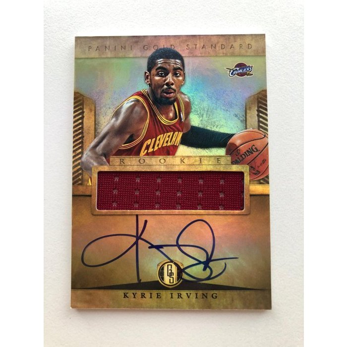 2012-13 GOLD STANDARD KYRIE IRVING #227 新人 rc 簽名卡 球員球衣卡