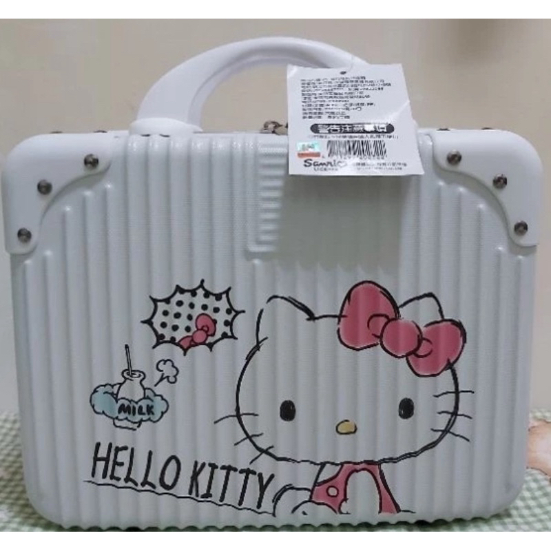 「正版」三麗鷗 Hello Kitty 小型行李箱-14吋 密碼鎖行李箱 手提行李箱 快速出