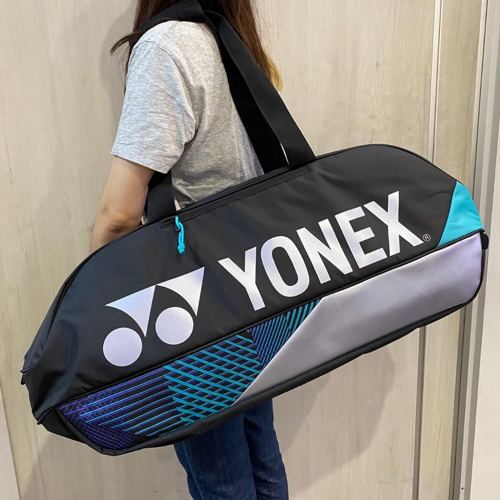 【奧本羽球】YONEX 優乃克 網羽矩形包 羽毛球 網球 裝備包 6隻入 PRO TOURNAMENT BAG 黑/銀