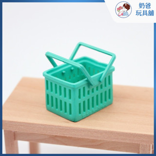 現貨【奶爸玩具舖🧸】袖珍購物籃 超市提籃 超市購物籃 模型拍攝道具 迷你模擬 微縮場景 微縮道具 小擺件 多肉植物