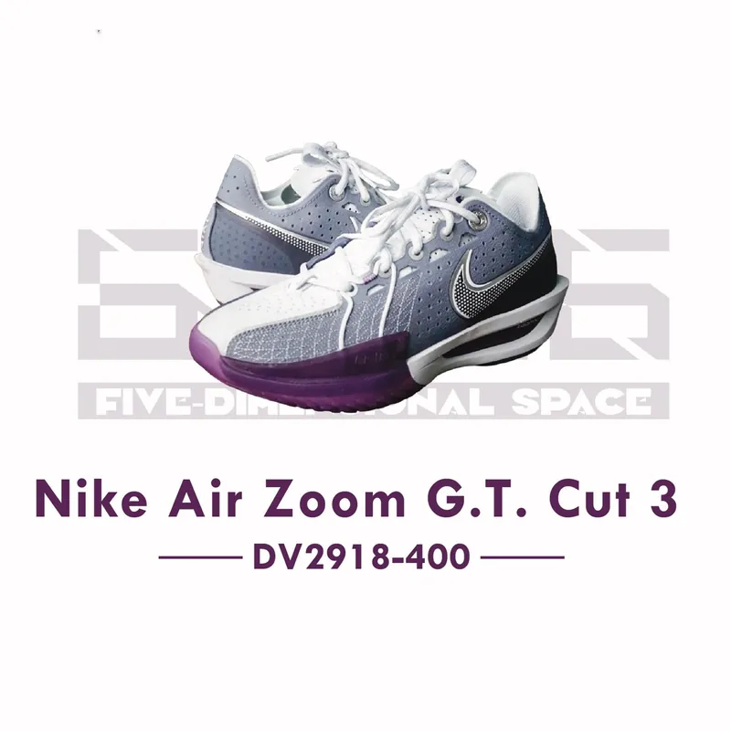 NIKE ZOOM GT Cut 3 灰紫色 紫葡萄 訓練 男鞋 實戰鞋 籃球鞋 DV2918-400
