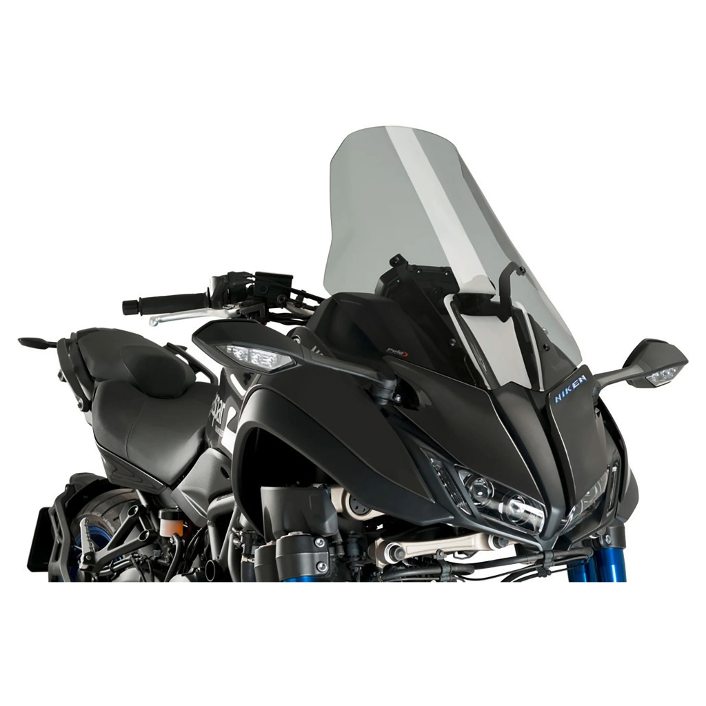 【德國Louis】Puig 摩托車休旅型防風鏡 Yamaha Niken 2018-淡煙燻色前風鏡擾流板10016323