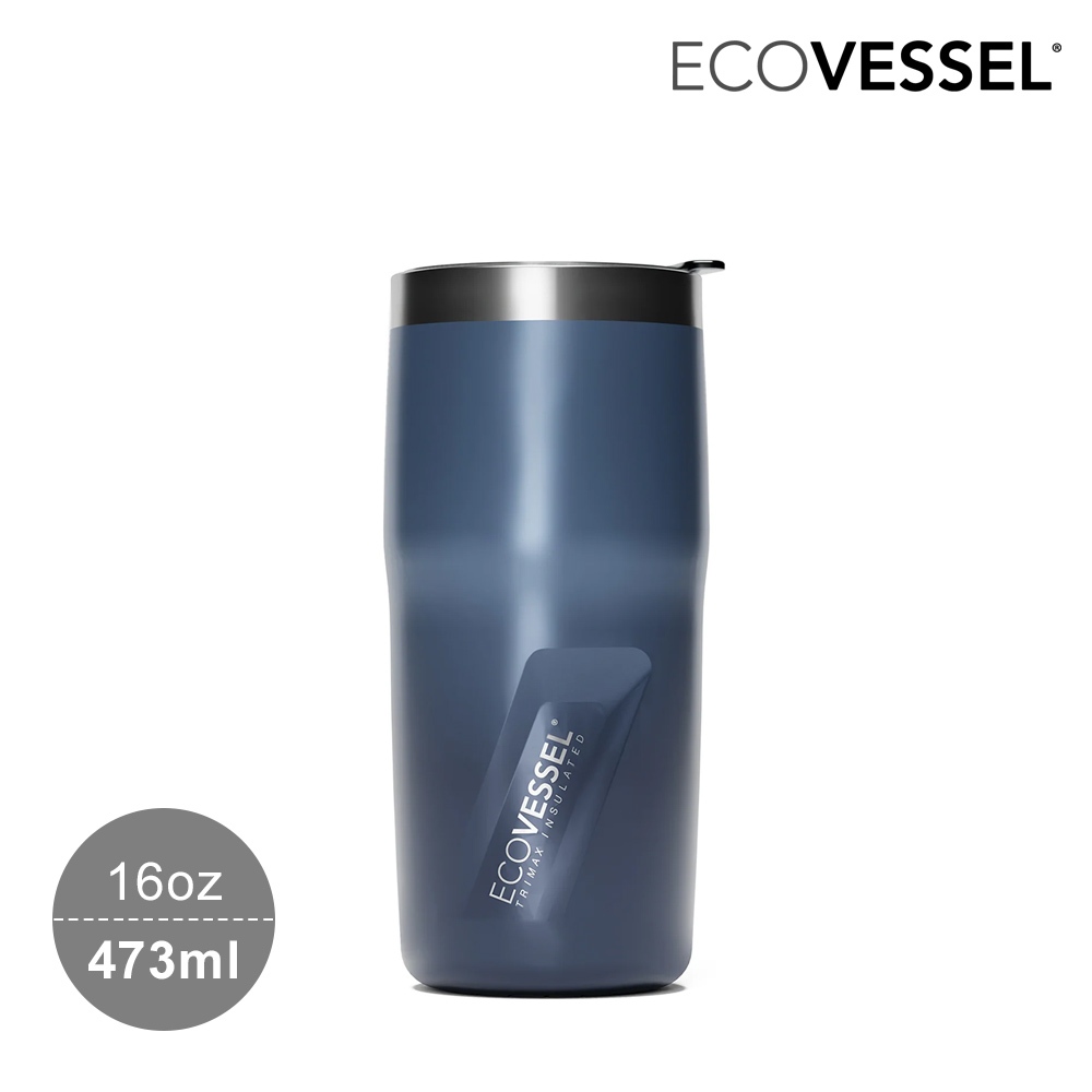 ECOVESSEL Metro 真空保溫杯 16oz (473ml)｜丹寧藍TS