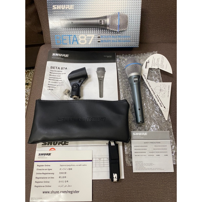 二手 SHURE BETA87A電容式麥克風