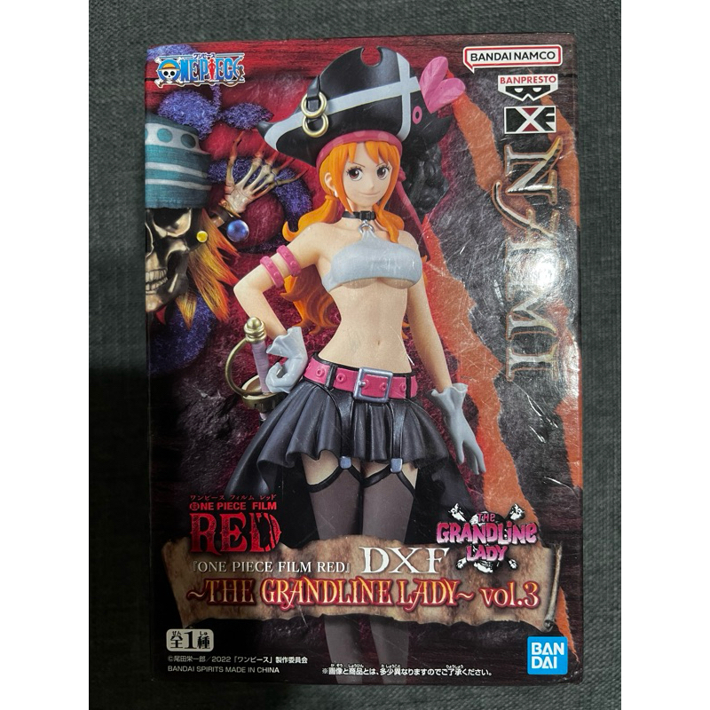 日版 金證 海賊王 RED DXF 劇場版 娜美 NAMI the grandline lady Vol.3 (倉17)