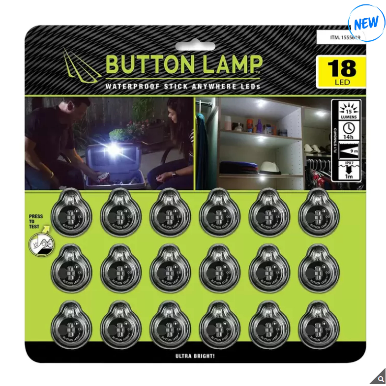 Button Lamp 鈕扣燈 18入 1555619 好市多代購下單前請先詢問庫存唷