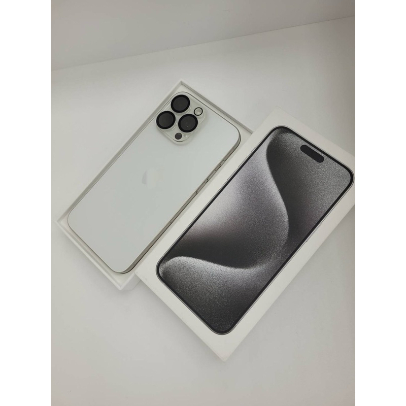 Apple IPhone 15Pro Max 256G 白色鈦金屬 二手 台北可面交