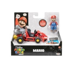 ●雅比玩具●Super Mario瑪利歐電影:2.5吋公仔迴力車(盒損)隨機