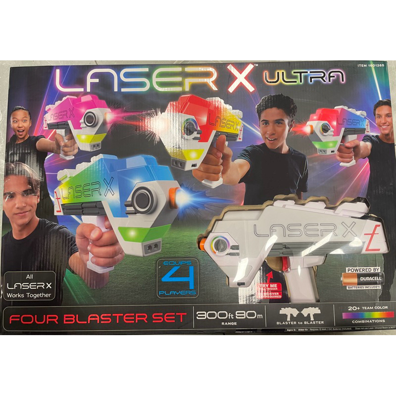 《限時出清特賣》LASER X BLASTER 變色雷射槍4人對戰組 #1601265