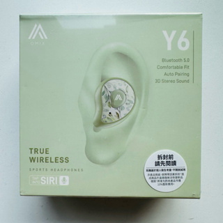 ✨OMIX✨ Y6無線半入耳式運動藍芽耳機 羅勒綠