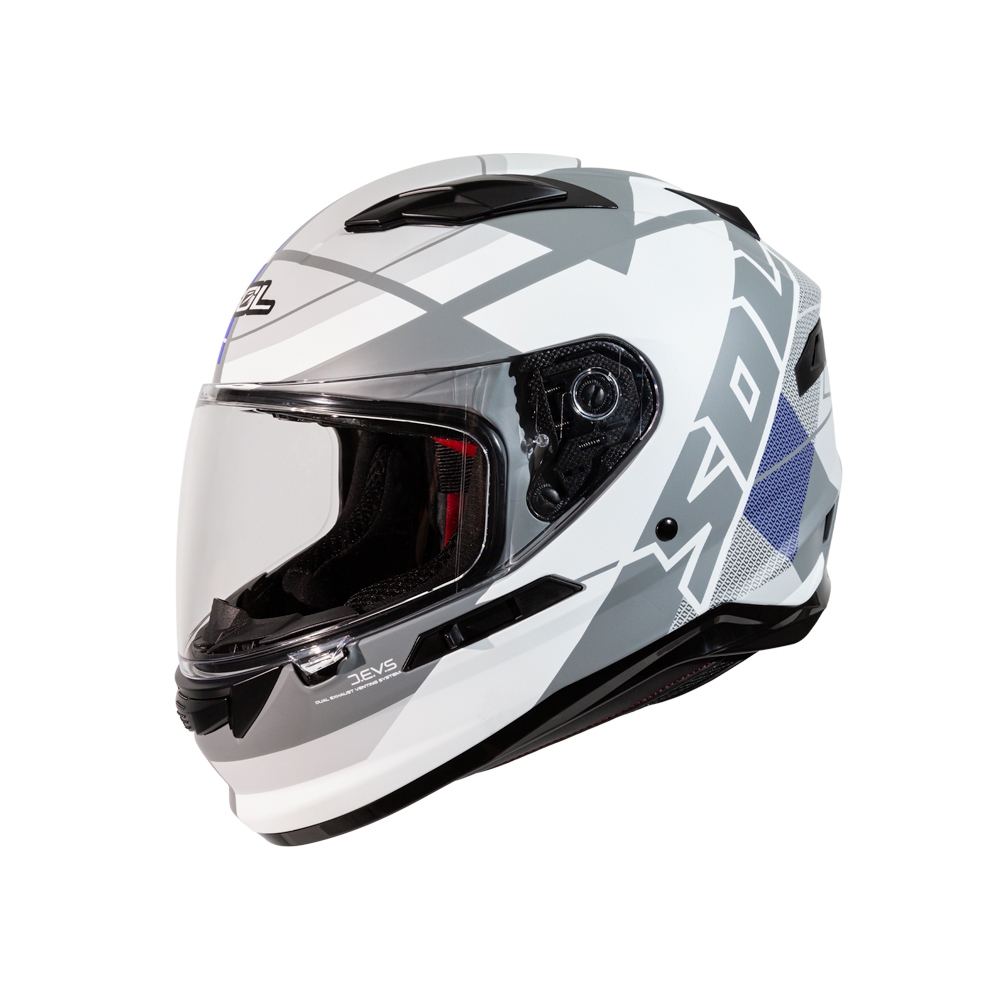 【SOL Helmets】SF-6全罩式安全帽 (超視界_消光灰/藍灰) ｜ SOL安全帽官方商城