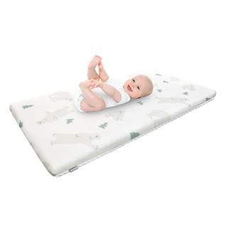 PAMABE 二合一水洗透氣嬰兒床墊-70x130x5cm(水洗速乾/護脊/抗敏防菌/新生嬰兒專用/彌月禮)